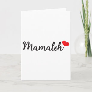Mamaleh For Jewish Mom Hanukkah Mother's Day Chris Card