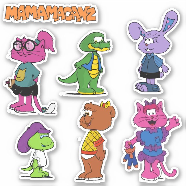 Mamamacanz Stickers (Front)