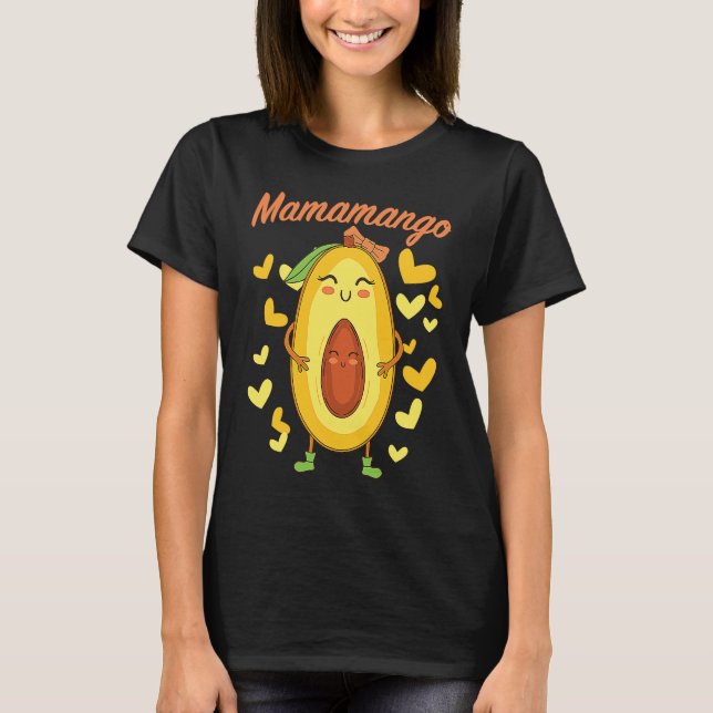 Mamamango Mom Mother's Day Womens Pregnancy Pregna T-Shirt (Front)