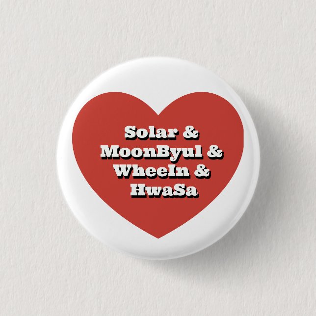 Mamamoo Love Button (Front)