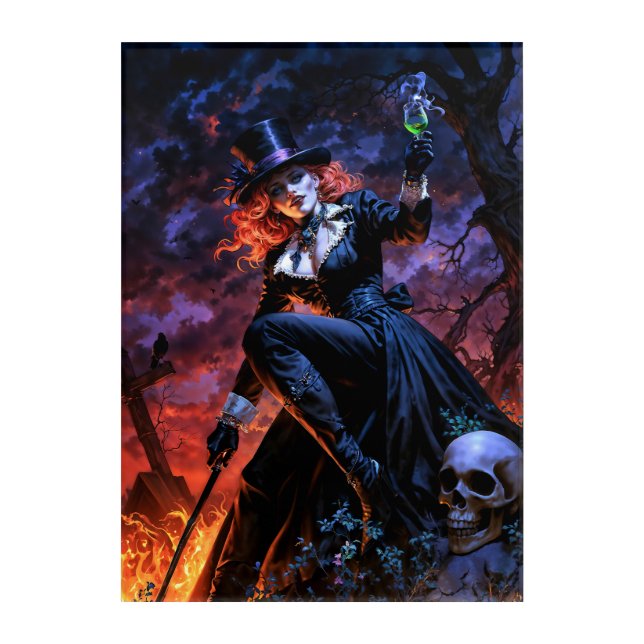 Maman Brigitte’s Fire Acrylic Print (Front)