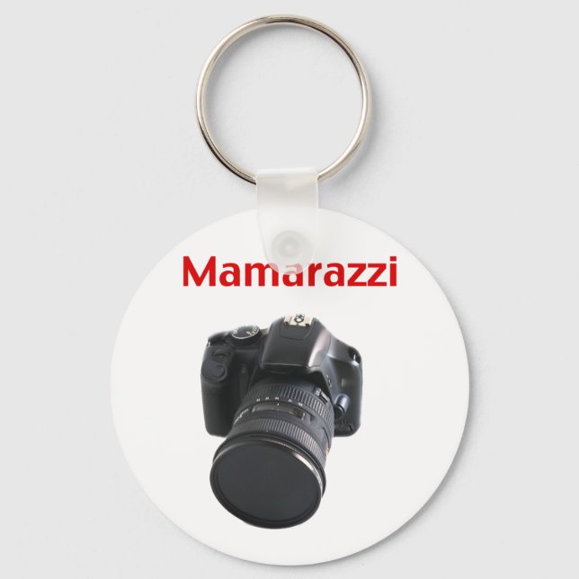 Mamarazzi Photographer Keychain (Front)