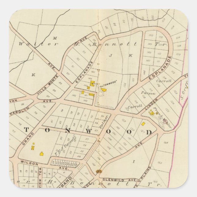 Mamaroneck town, New York Square Sticker (Front)