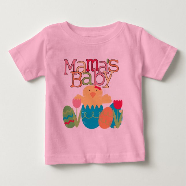 Mama's Baby - Girl Chick Easter T-shirts and Gifts (Front)