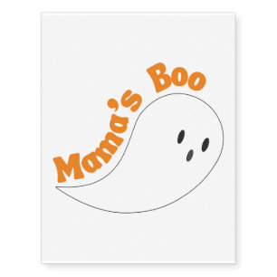 Mama's Boo Temporary Tattoos