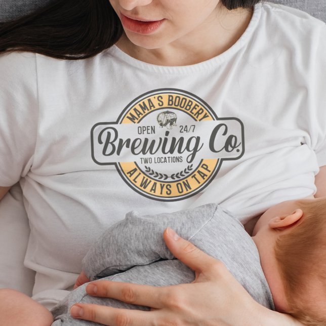 Mama's Boobery Funny Breastfeeding New Mom Gift Sweatshirt (Mama's Boobery Funny Breastfeeding New Mom Gift Sweatshirt)