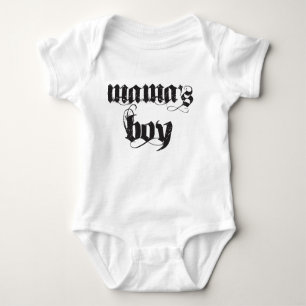 Mama's boy baby bodysuit