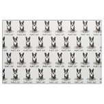 Mama's Boy Boston Terrier (black) - Cute Dog Fabric