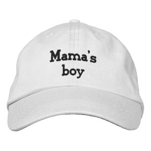 Mama's boy embroidered baseball cap