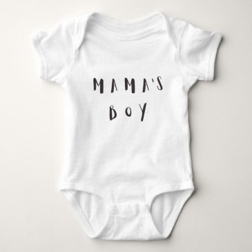 Mama's Boy - Fun Quote Baby Jersey