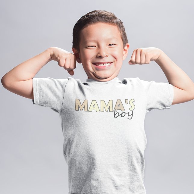 Mama's Boy matching pink color Boy's T-Shirt (Mama's Boy matching pink color Boy's T-Shirt)