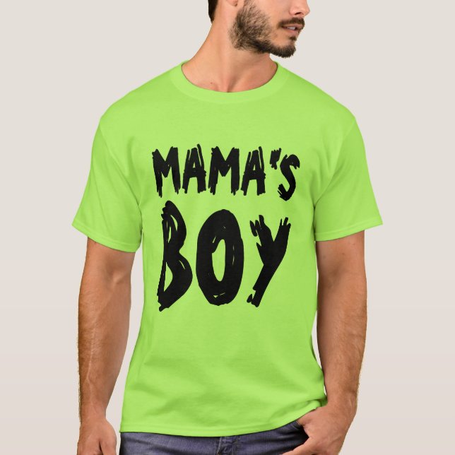 MAMA'S BOY men's SON T-shirts (Front)
