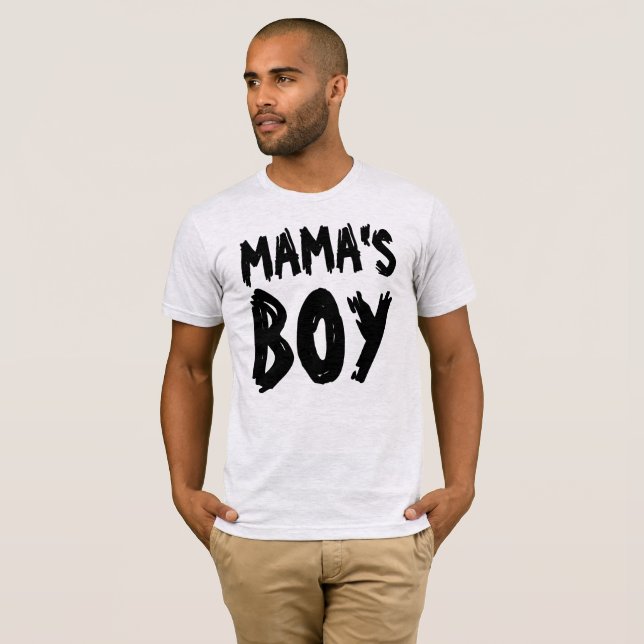 MAMA'S BOY men's T-shirts (Front Full)