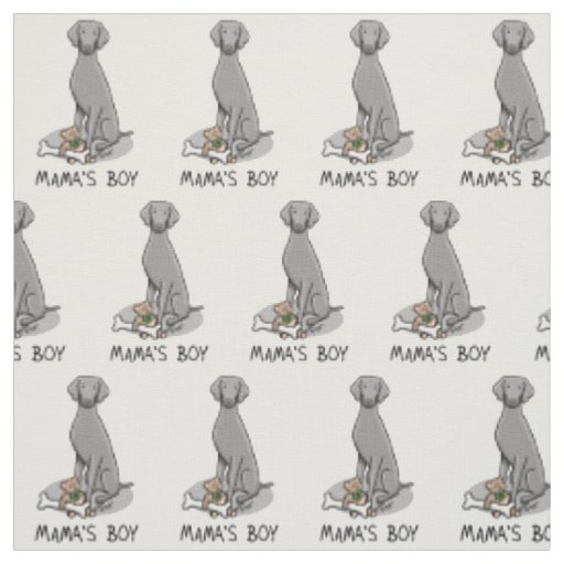 Mama's Boy Weimaraner (gray 1) toys dog mom Cute Fabric