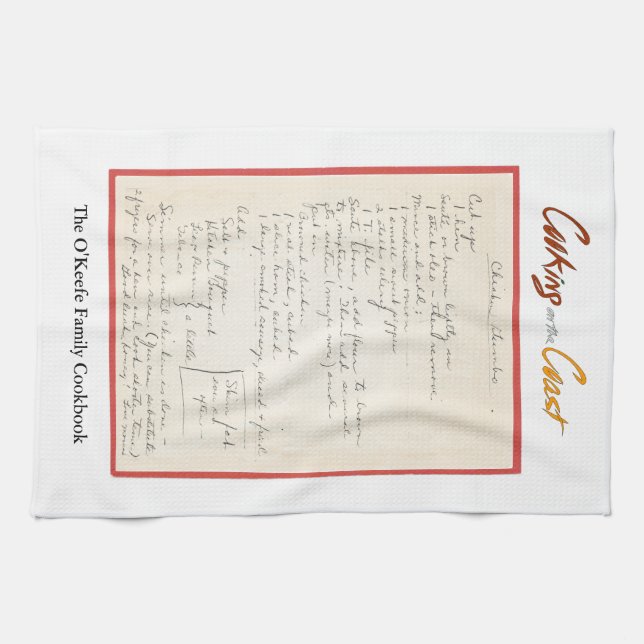 Mama's Chicken Gumbo Recipe Towel (Horizontal)