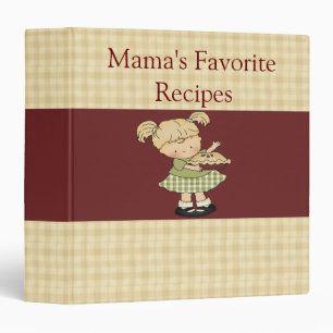 Mama's Favorite Little Cookbook Binder / 1.5 Inch