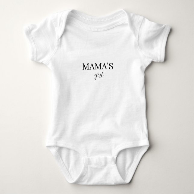 mama's girl  baby bodysuit (Front)