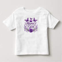 Mama's Girl Butterfly Watercolor Floral Design
