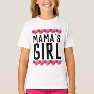 MAMA'S GIRL DAUGHTER KIDS GIRLS T-Shirts