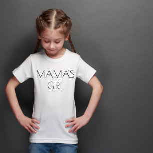 Mama's Girl Matching Mommy and Me Baby T-Shirt