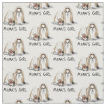 Mama's Girl Shih Tzu (tan white) Dog Mom Cute Fabric