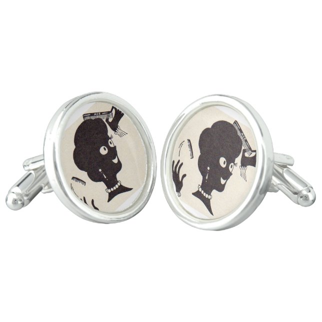 Mama's got a brand-new comb cufflinks (Angled)