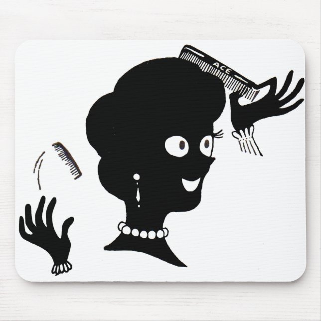 Mama's got a brand-new comb mouse pad (Front)