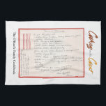 Mama's Handwritten Marinade Recipe Towel<br><div class="desc">This kitchen towel features Grandma/Mama Rose Annette's handwritten recipe for a marinade. It is co-branded to accompany "Cooking on the Coast: The O'Keefe Family Cookbook, " which is for sale at cookingonthecoast.com</div>