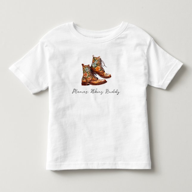 Mamas Hiking Buddy Girls Toddler T-shirt (Front)