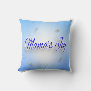 "Mama's Joy" Throw Pillow: Cozy Comfort for Mom Pillow