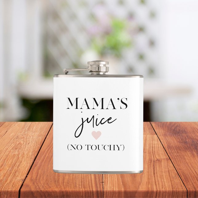 Mama's Juice Funny Quote | Best Mama Gift  Flask (Creator Uploaded)