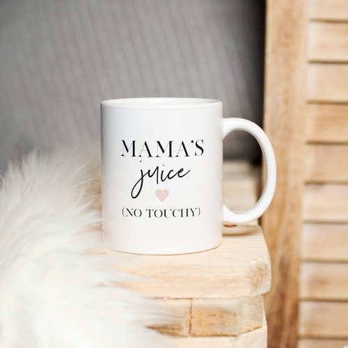 Mamas Juice Funny Quote  Best Mama Gift  Two_Tone Coffee Mug