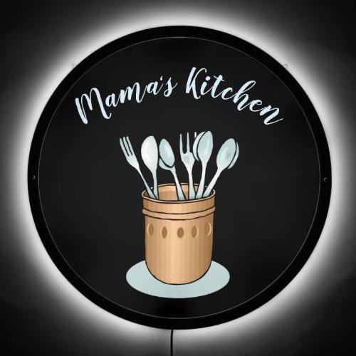 Mamas Kitchen Illuminated Sign