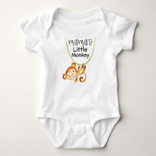 Mama's Little Monkey Baby Clothes, Coming Home Baby Bodysuit
