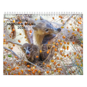 Mamas & Little Ones: A 2026 Wildlife Calendar