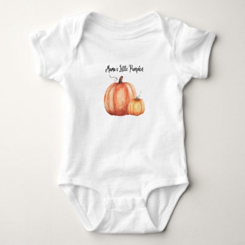 Mamas Little Pumpkin Baby Bodysuit