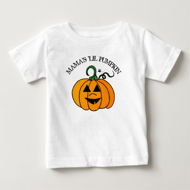Mama's Little Pumpkin Halloween Shirt (Front)