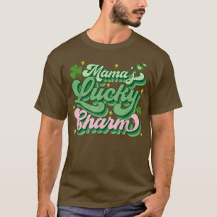 Mama's Lucky Sharm  Women Retro St Patricks Day Gr T-Shirt