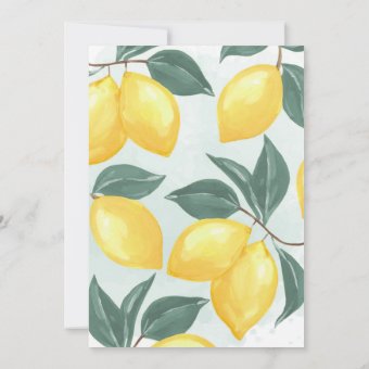 Mama's Main Squeeze Citrus Lemon Baby Shower Invitation | Zazzle