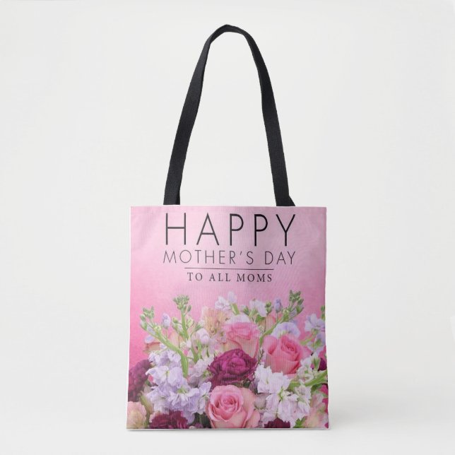 Mama's Market Blooms: Happy Mother's Day Tote  (Front)