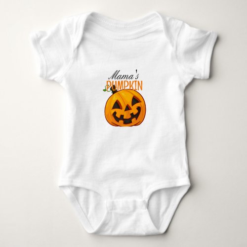Mamas pumpkin baby bodysuit