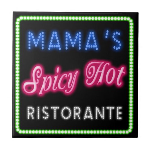 Mamas Spicy Hot Ristorante ID234 Tile