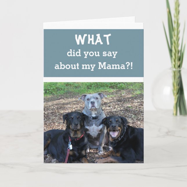Mama's The Best Mother's Day Card (Front)
