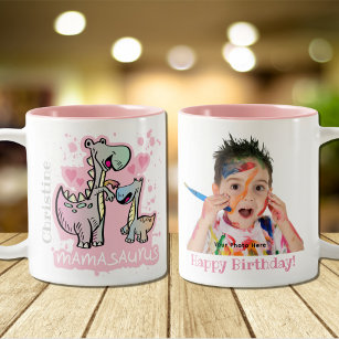 https://rlv.zcache.com/mamasaurus_dino_mom_happy_birthday_photo_custom_two_tone_coffee_mug-r_az92sl_307.jpg
