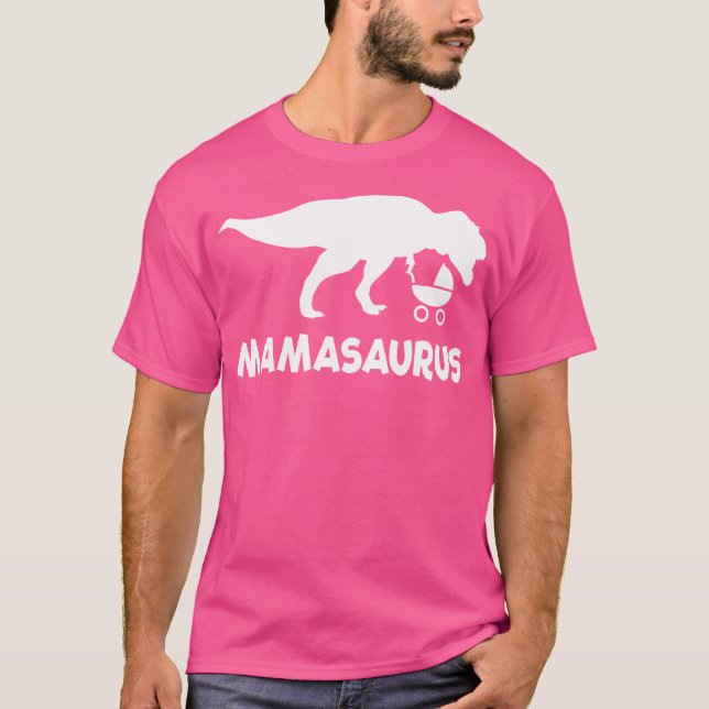 Mamasaurus Funny Mom T-Rex Shirt Gift (Dinosaur Sh (Front)