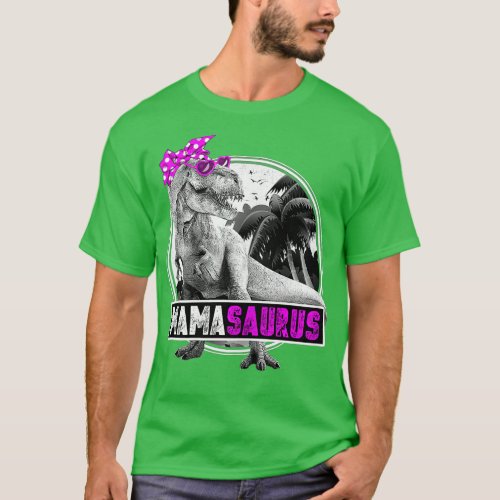 Mamasaurus Funny Rex Mom Dinosaur Mama Saurus  T_Shirt