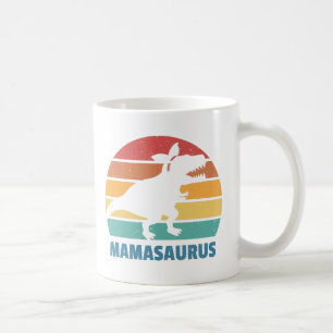 Mamasaurus Mom Dinosaur Funny Mothers Day Coffee Mug