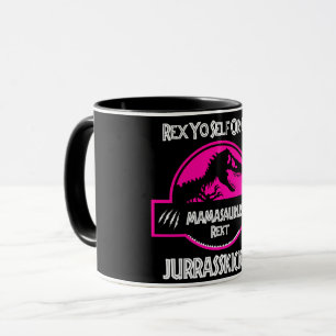 Mamasaurus Rekt Mom Dinosaur Coffee Mug