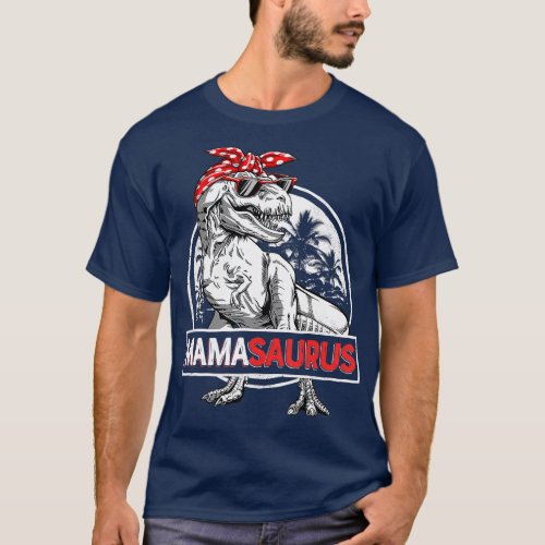 Mamasaurus rex Dinosaur Funny Mama Saurus Mothers T_Shirt