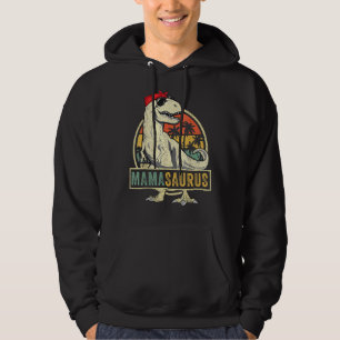 Mamasaurus Rex Dinosaur Mama Saurus Family Matchin Hoodie